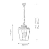 Mansion House Polished Nickel Chain Lantern