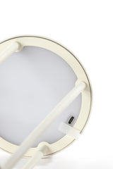 Elegant Cream LED Table Lamp Ø13x28 cm - Isalo Design