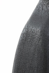 Django Wood Matte Black Lamp Base 11x9x45 cm