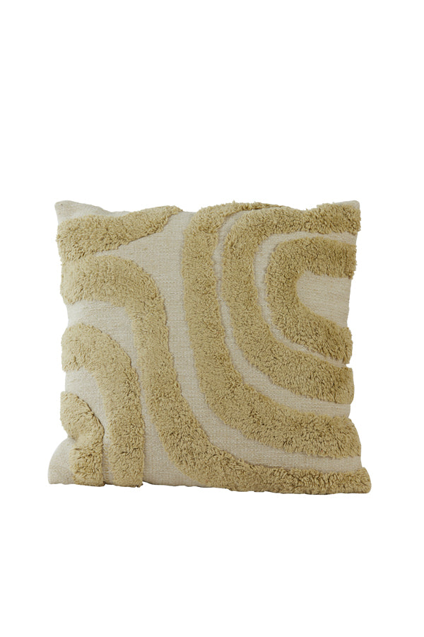 Olive Green Sakala Throw Pillow 45x45 cm
