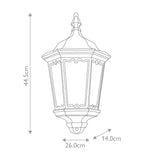 Medstead Security Lantern with PIR Sensor