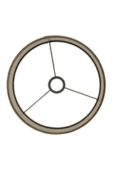 Lubis Brown 30x30x21 cm Cylinder Lampshade