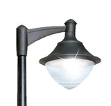 Vivi 400 MidiPilar 1L 30W E27 HighPower LED 4000K Photocell, Modern Lantern Head, Grey/Clear