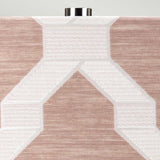 Milo 1 Light Table Lamp Polished Nickel, White, Pink