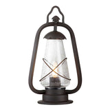 Vintage Bronze Miner's Lantern
