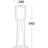 Germana MiniGabri 2L 4x10W GX53 LED CCT, Bollard Floodlight, Black/Opal