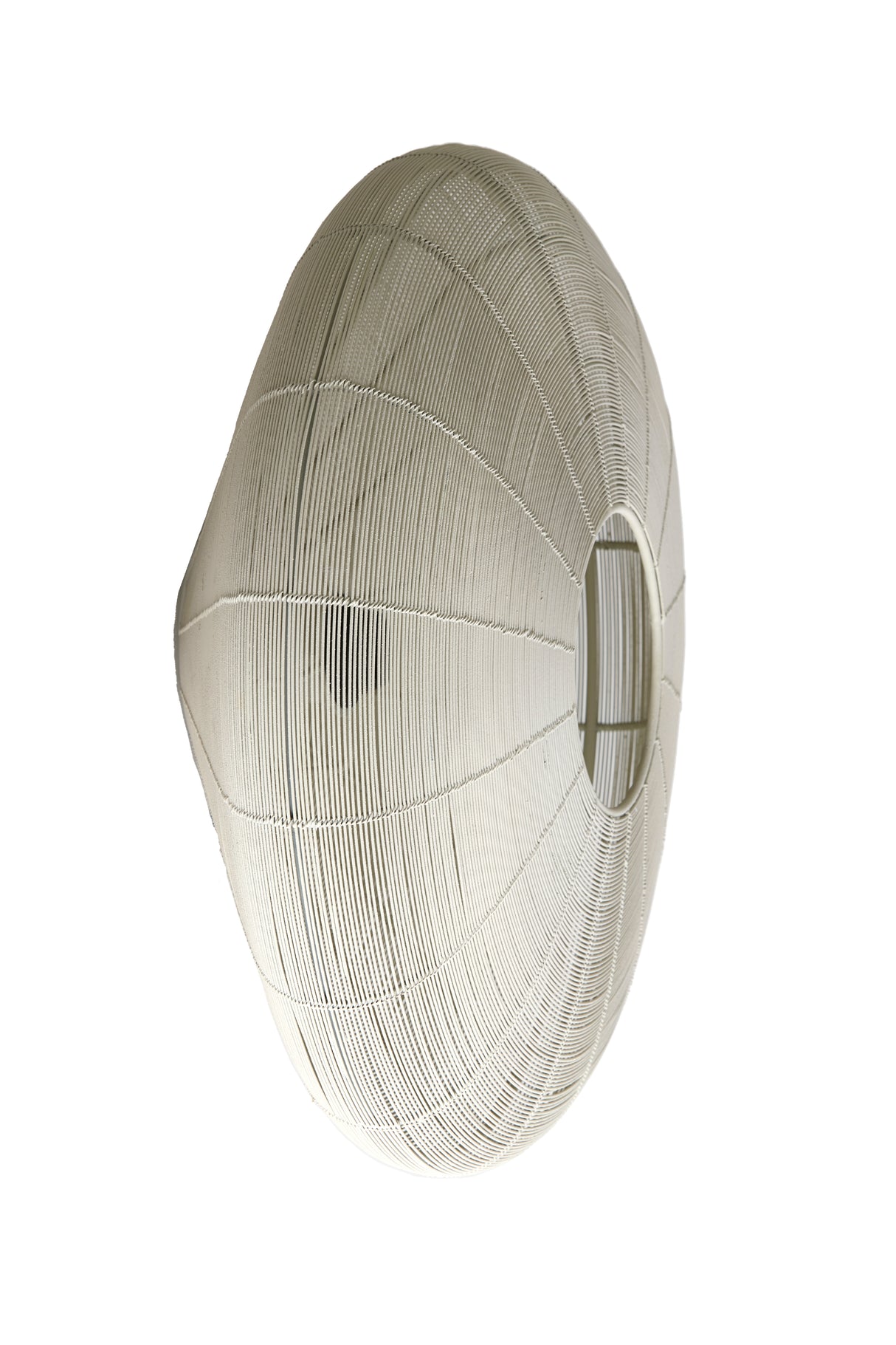Elegant Bahoto Cream Ceiling Lamp, 51cm Diameter