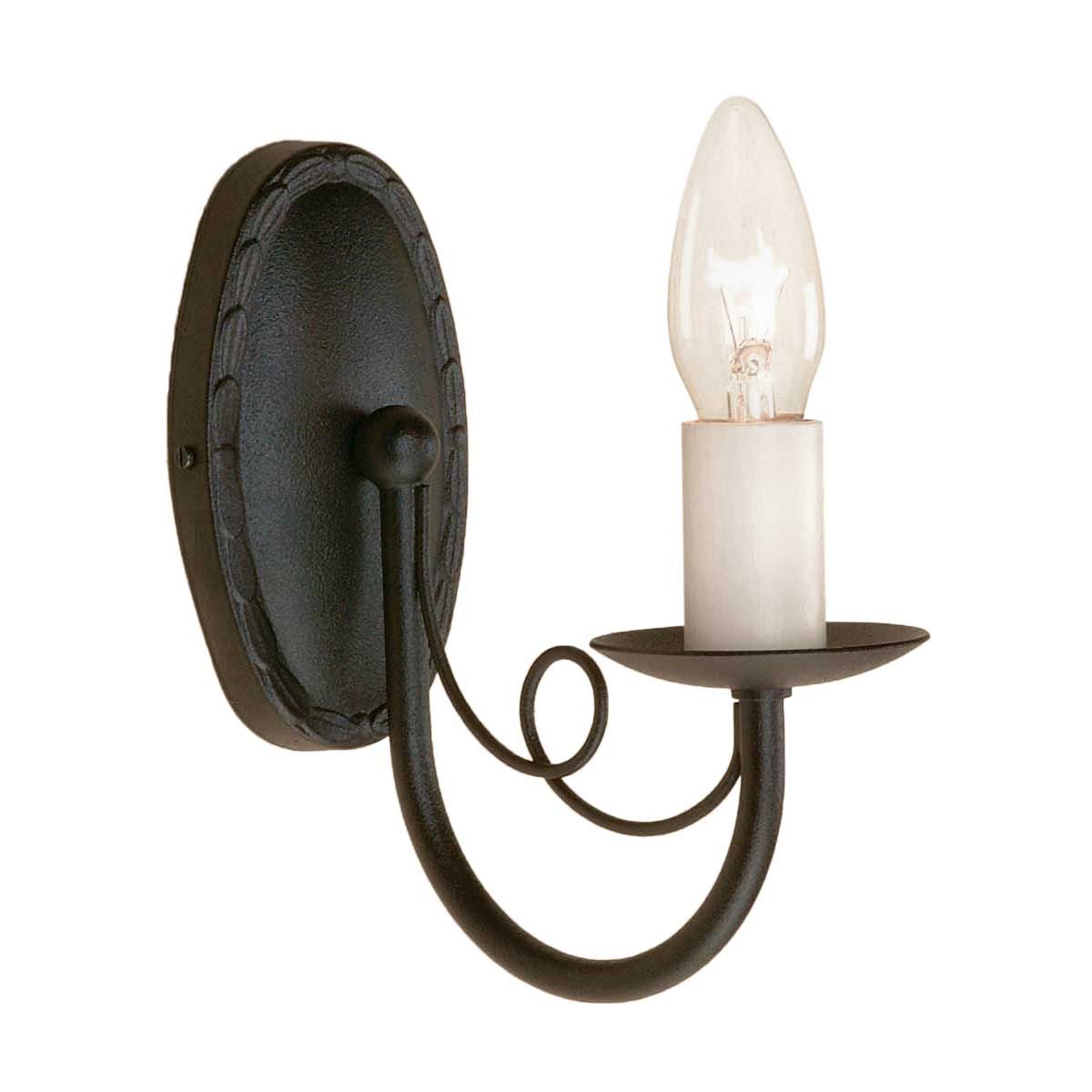 Elegant Black Minster Wall Light