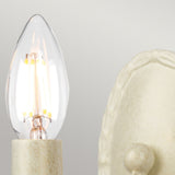 Minster 1-Light Wall Sconce in Ivory and Gold Finish