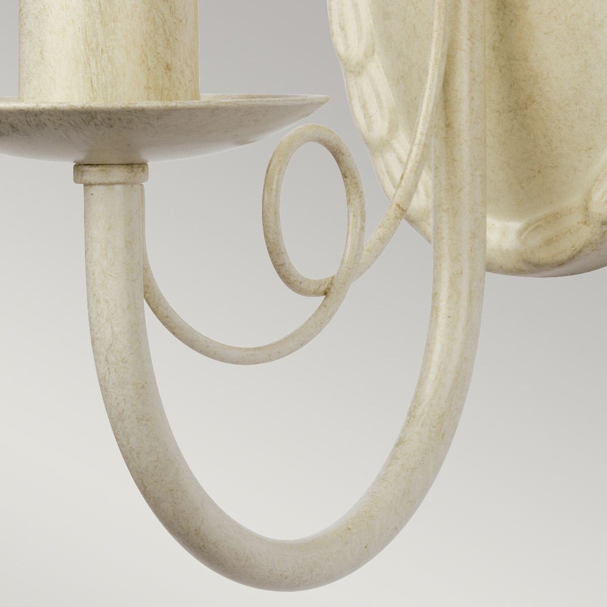 Minster 1-Light Wall Sconce in Ivory and Gold Finish