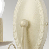 Minster 1-Light Wall Sconce in Ivory and Gold Finish