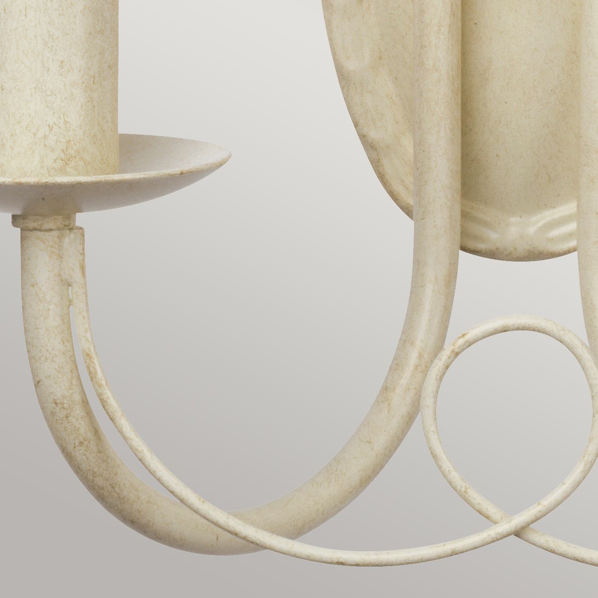 Ivory Gold Minster Dual-Light Wall Sconce