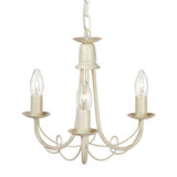 Minster Elegance 3-Light Chandelier in Ivory Gold