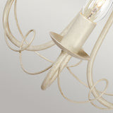 Minster Elegance 3-Light Chandelier in Ivory Gold