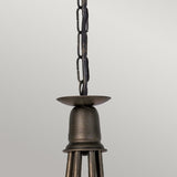 Elegant Minster 6-Light Black and Gold Chandelier