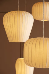 White Pendant Lamp with 37.5 cm Diameter and Height