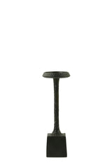 Elegant Matte Black Candle Holder, Height 36 cm, Diameter 8 cm