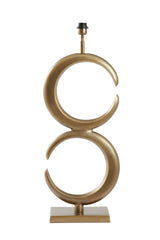 Antique Bronze Lune Lamp Base 36x18x86 cm