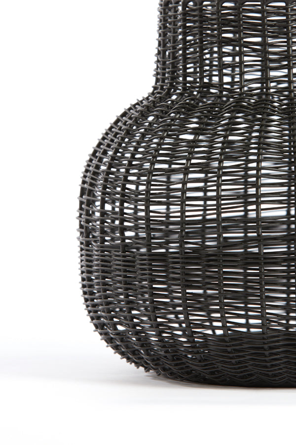 Matte Black Tealight Candle Holder Ø12x10 cm Valery