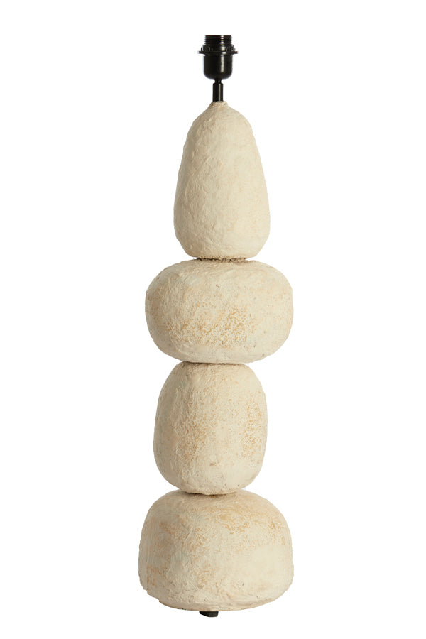 Elegant Cream Marree Lamp Base - 22x72 cm