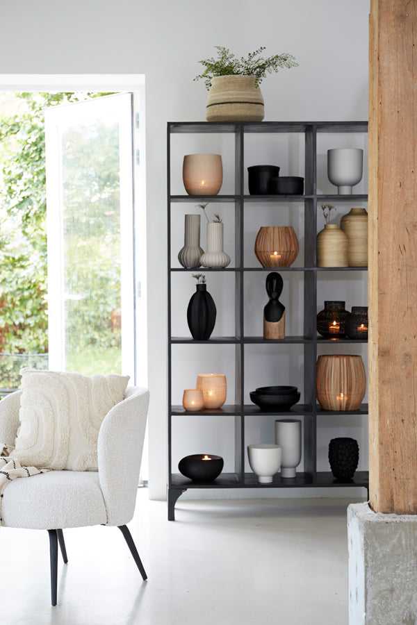 Natural Evisa Tealight Holder Ø25x27 cm