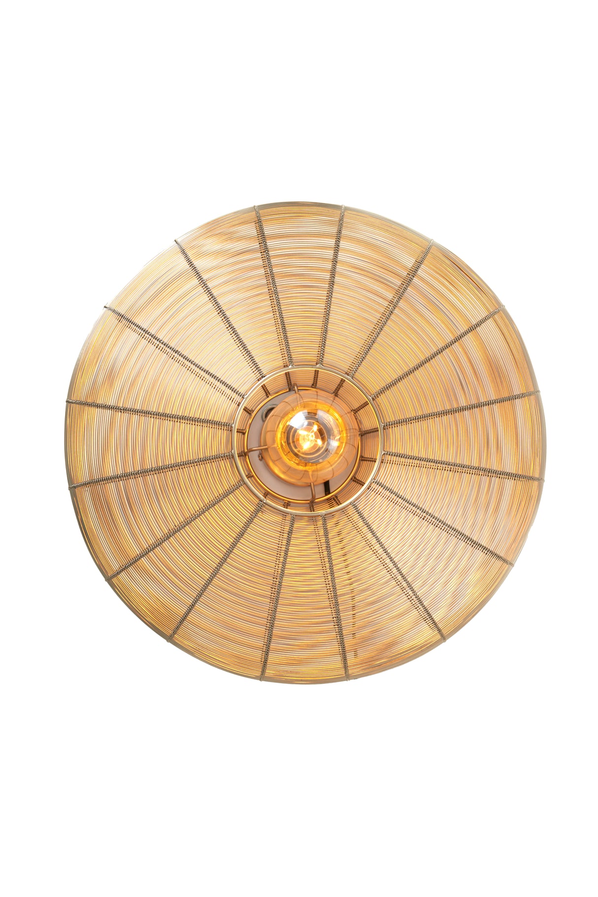 Elegant Light Gold Ceiling Fixture Ø51x18 cm