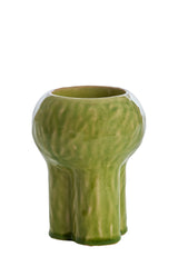 Emerald Glow: Kitna Ceramics Tealight Holder 12x15.5 cm