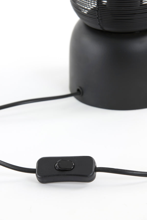 Matte Black Lezuza Table Lamp - 13.5x49.5 cm