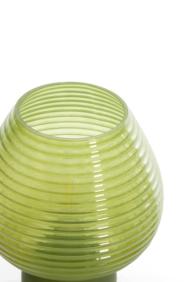 Emerald Glass LED Table Lamp Ø18x23 cm Alenna Design