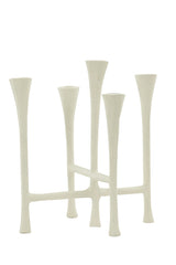 Elegant Cream 7-Light Candle Holder 26x23x45 cm