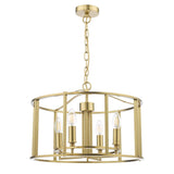 Myka 4 Light Pendant Brushed Bronze