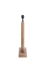 Natural Nubia Wooden Lamp Base 51x13x54 cm, Matte Finish