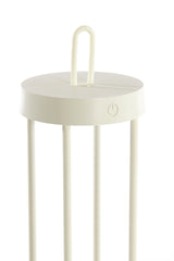 Elegant Cream LED Table Lamp Ø13x28 cm - Isalo Design