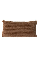 Rectangular Lumbar Cushion in Earthy Brown Tones