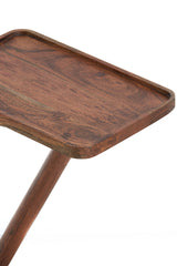 Acacia Wood Side Table 45x42x63 cm - Qiano Design