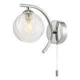 Nakita Wall Light Polished Chrome Bracket Only