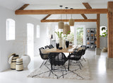 Handwoven Natural-Black Xamuri Rug, 300x200 cm