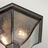 Medium New England Heritage Flush Lantern in Weathered Bronze