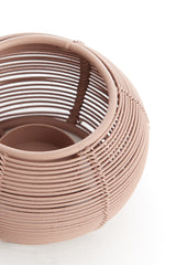 Rustic Matte Light Terra Tealight Candle Holder Ø11x7 cm