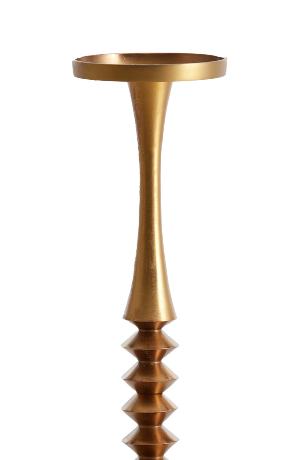 Elegant Mistry Brown-Bronze Candle Stand Ø11x51 cm