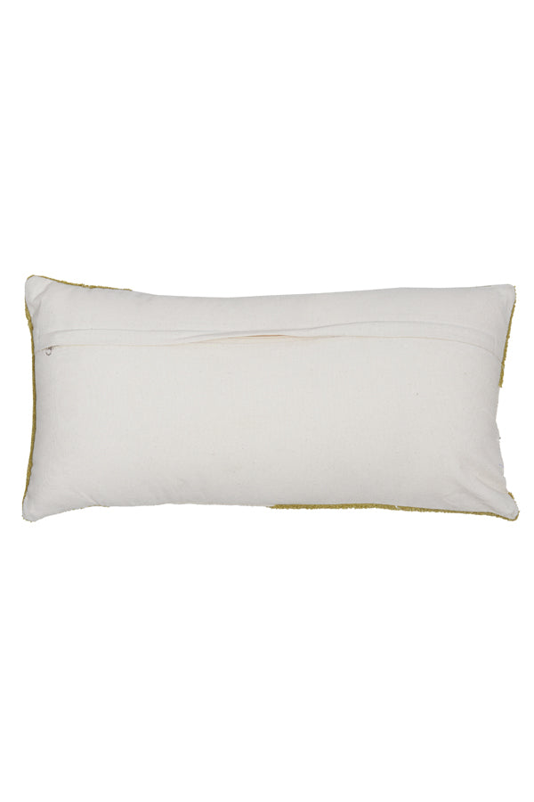 Elegant Sage and Cream Accent Pillow 60x30 cm