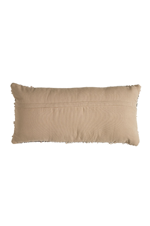 Rustic Brown Mezoki Bouclé Cushion 60x30 cm