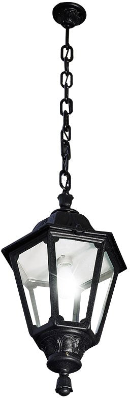 Noemi Sichem 15W E27 HighPower LED CCT, Classic Chain Lantern, Black/Clear