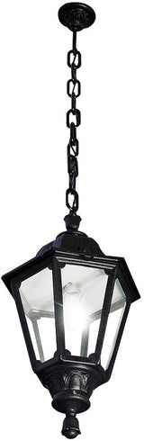 Noemi Sichem 30W E27 HighPower LED CCT, Classic Chain Lantern, Black/Clear
