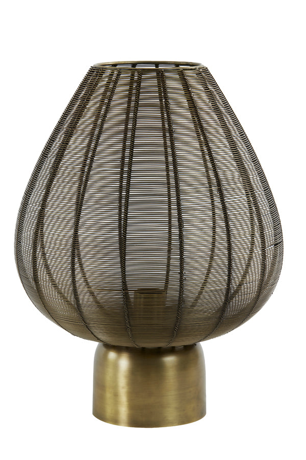 Suneko Antique Bronze Table Lamp - 35x46 cm Captivating Elegance