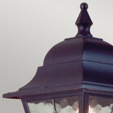 Elegant Black Norfolk Outdoor Wall Lantern