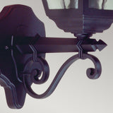 Elegant Black Norfolk Outdoor Wall Lantern