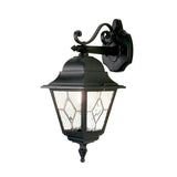 Elegant Norfolk Black Outdoor Wall Lantern