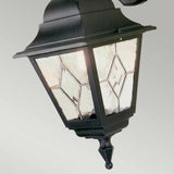 Elegant Norfolk Black Outdoor Wall Lantern