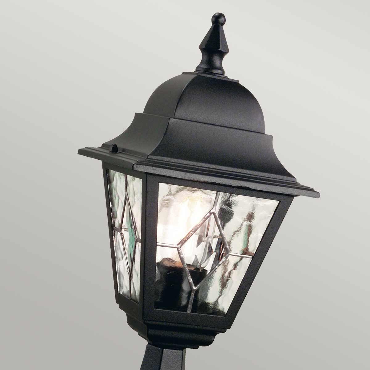 Elegant Norfolk Black Pedestal Lantern